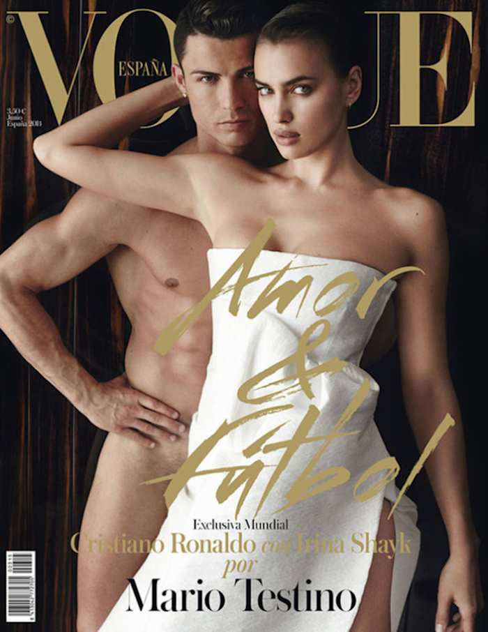 Cristiano Ronaldo and Irina Shayk :: Mario Testino for Vogue España